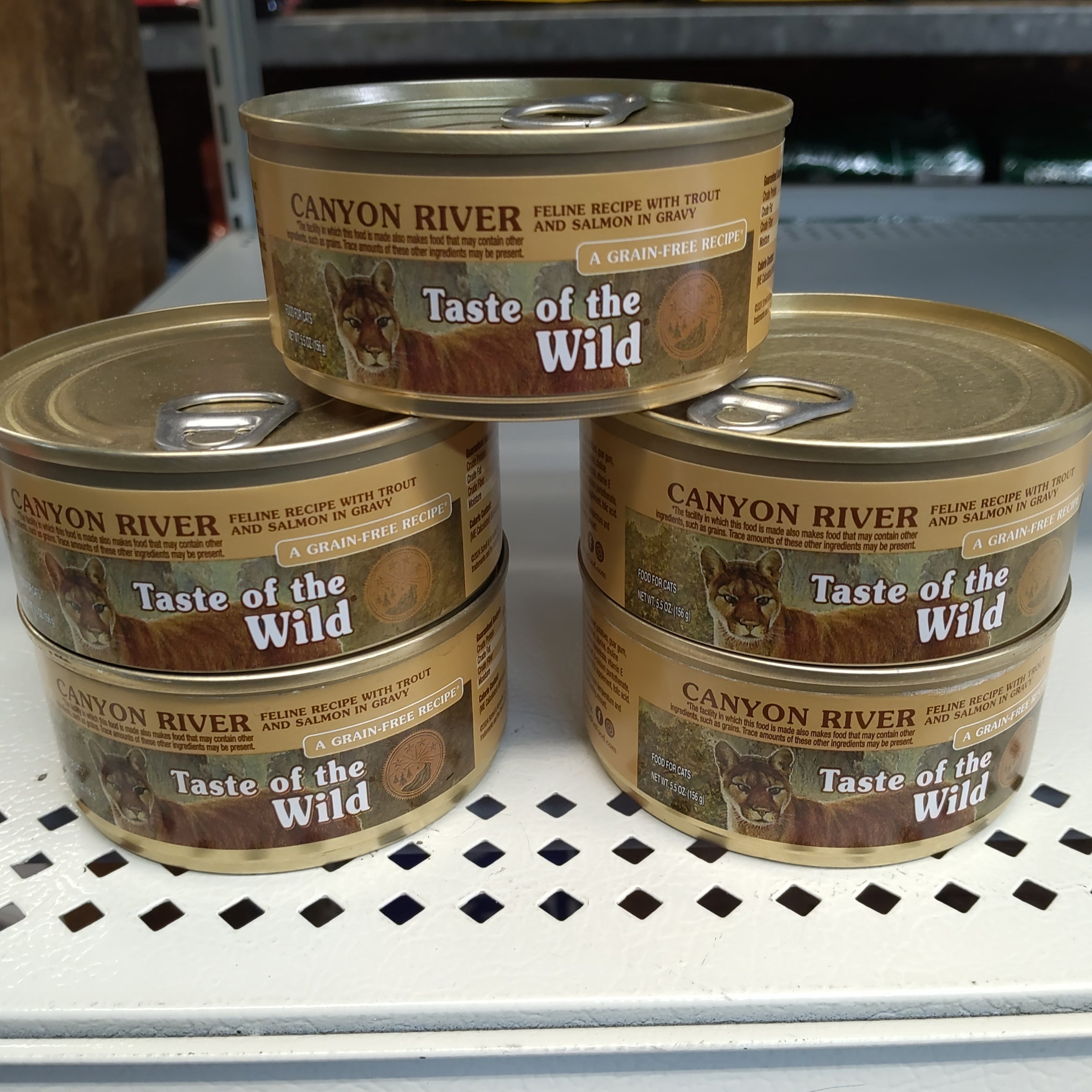 Taste of the Wild Canyon River Cat Food  Trout and Salmon Wet Cat Formula  (5.5 oz Can) | Denver Area Feed & Pet Supply Store | Lakewood CO Since 1901